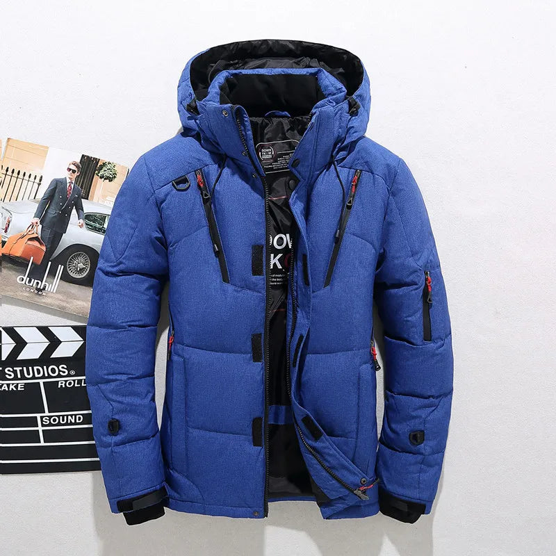 Down Jacket Men's Short Men's Winter Outdoor Thickened Winter Coat Casual Daily Warm Fashion Coat Men's Sleeveless Down Jacket