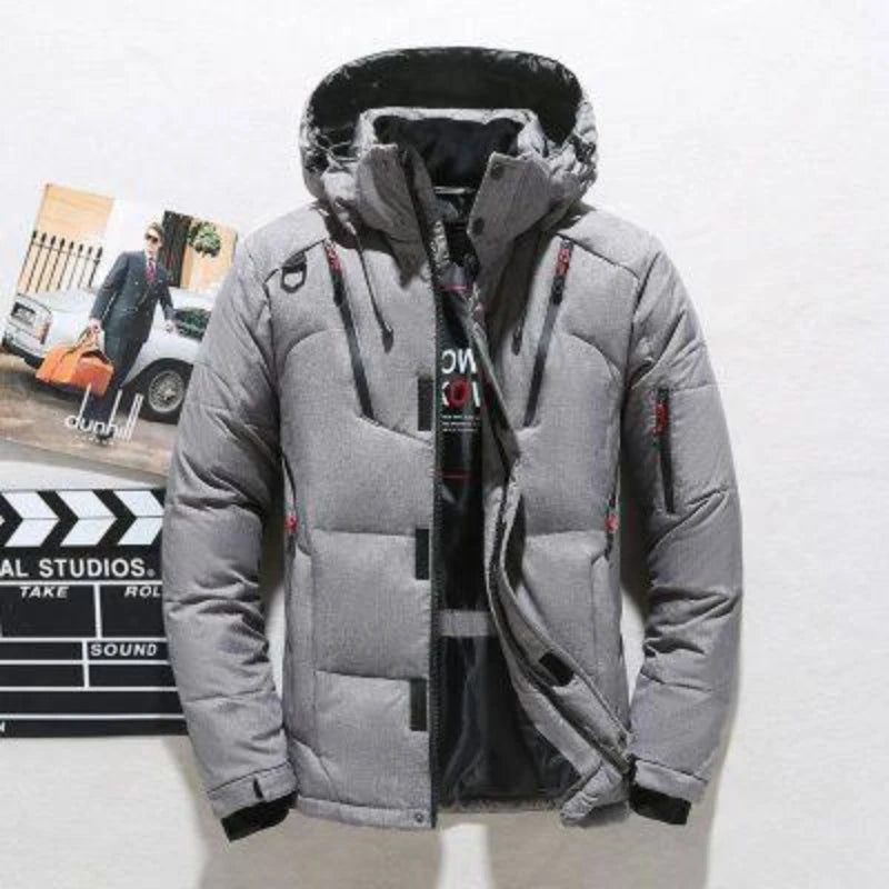 Down Jacket Men's Short Men's Winter Outdoor Thickened Winter Coat Casual Daily Warm Fashion Coat Men's Sleeveless Down Jacket