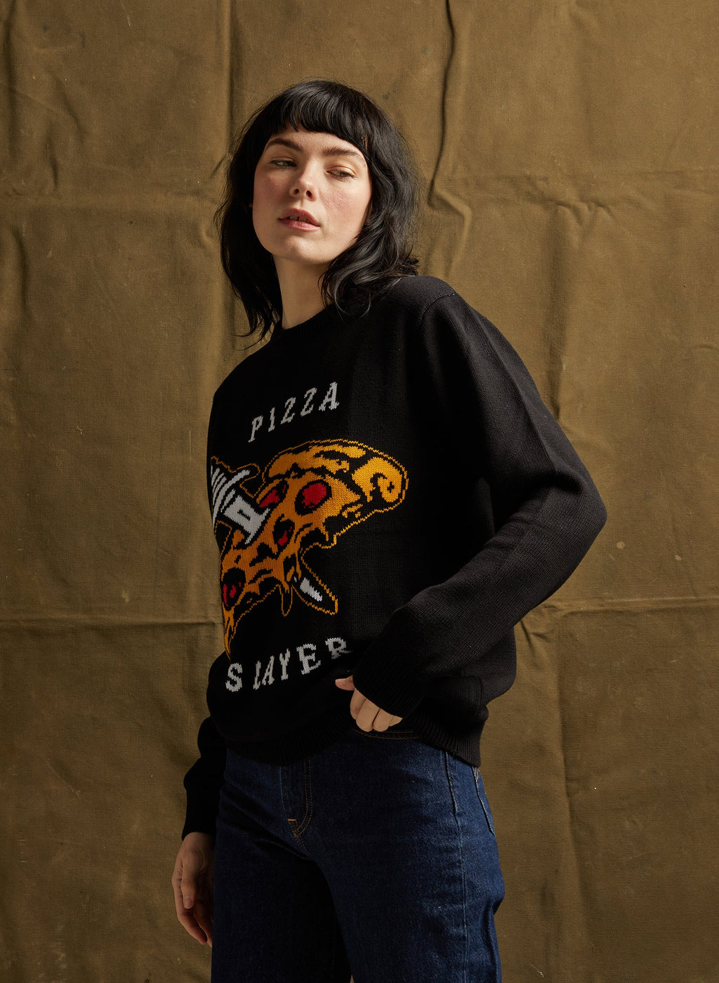 Pizza Slayer Sweater