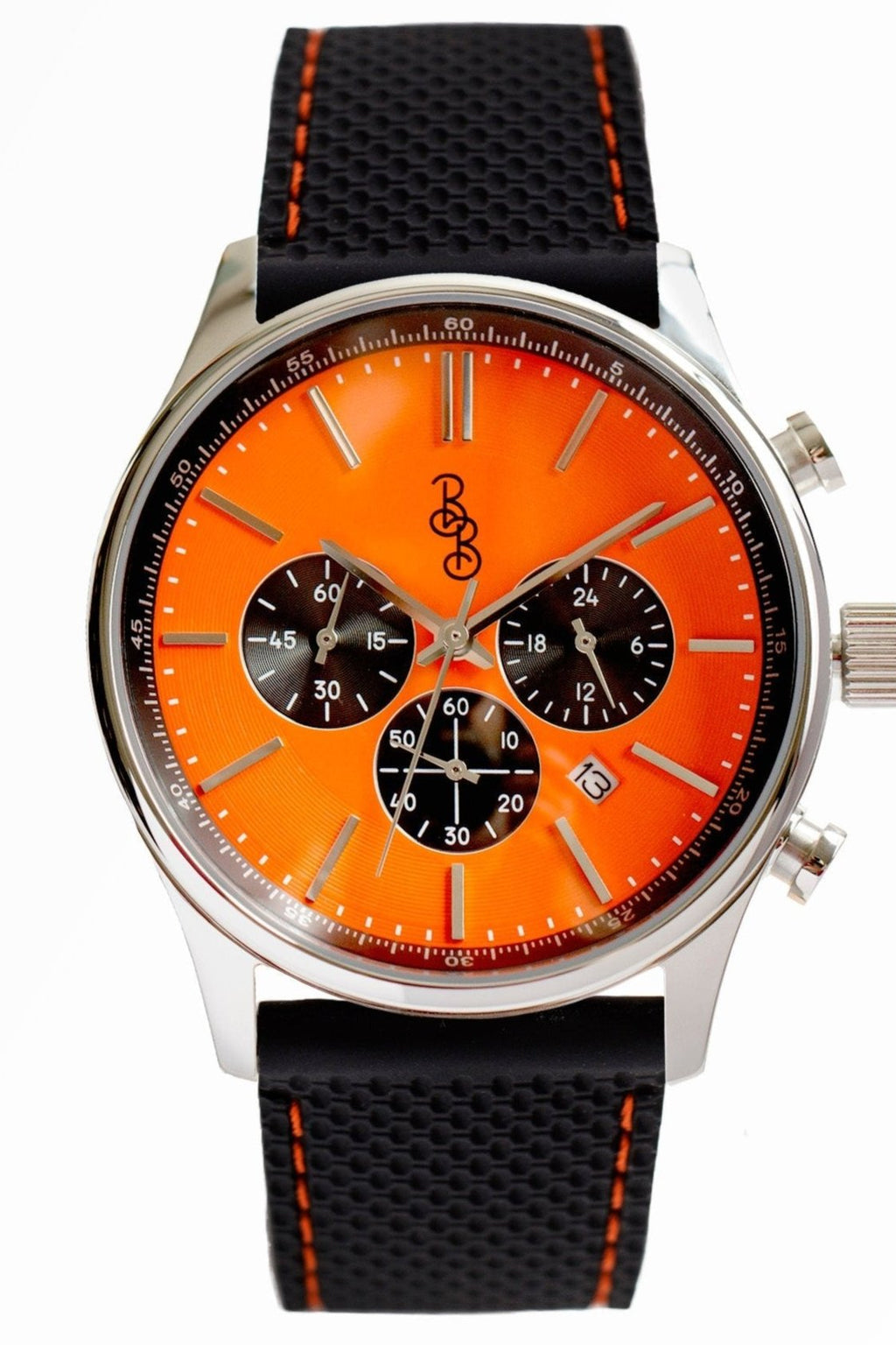 Orange and Black Chronograph